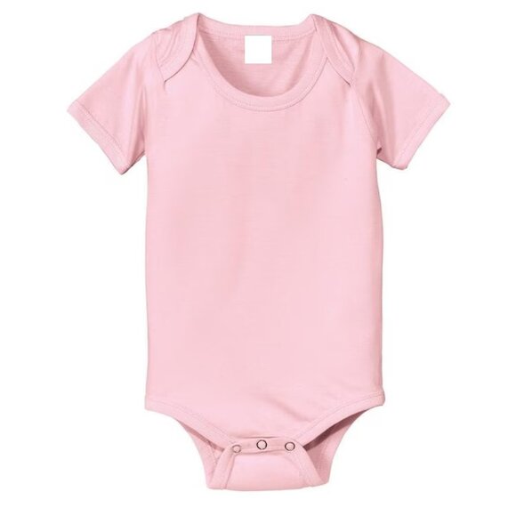 Pink Baby Onesie -100% Cotton - Picture 1 of 1